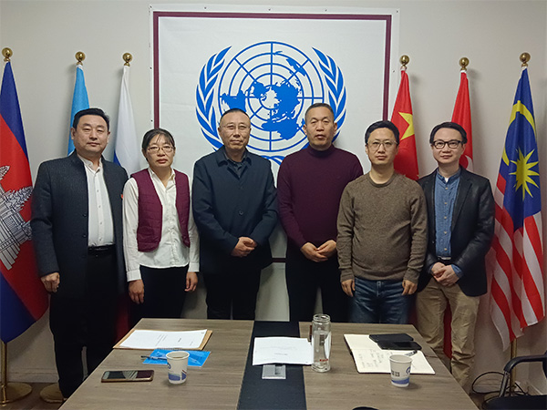 綠建國(guó)際報(bào)道：北京中航軍融科技管理中心業(yè)務(wù)代表王勝利先生蒞臨建筑材料工業(yè)技術(shù)情報(bào)研究所中國(guó)綠建進(jìn)出口產(chǎn)業(yè)聯(lián)盟